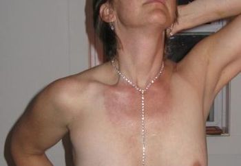 Shy Wife Showing Her New Jewlery