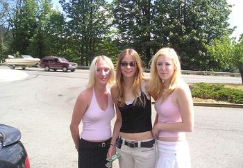 girls i met on the way to the car show