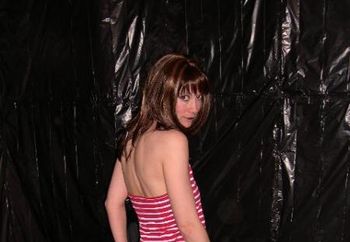 Katie In Stripes 1