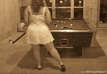 My Wife Playing Pool