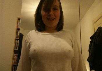 Scottish 21 year old STIFF nipples