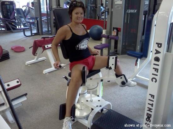 at the gym