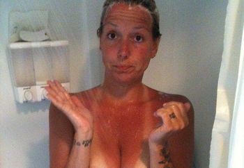 40 yr old mother of 2 in the shower