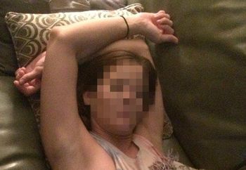 Wife's accidental nipslip