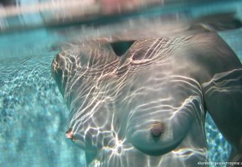 In the swimming pool