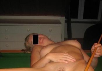 Hot blonde wife love to so off
