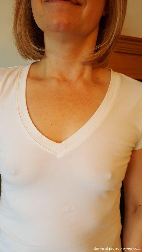 White T-shirt comes off - image2