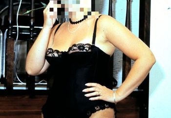 M in her black basque part one