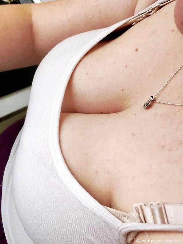 Wife's cleavage - image4