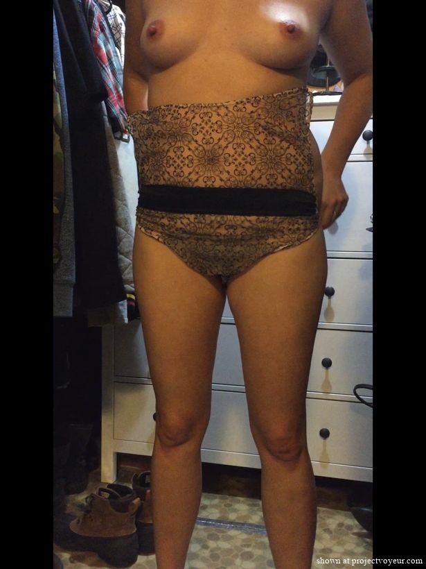 Trying on new panties and lingerie - image3