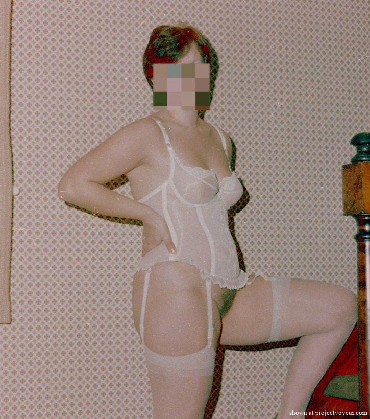 M in white lingerie - image6