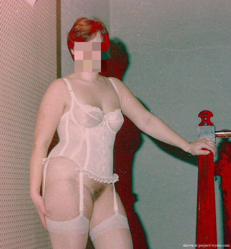 M in white lingerie - image7