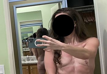 Sexy milf mirror selfies