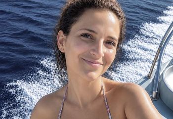 Ellen sexy on boat