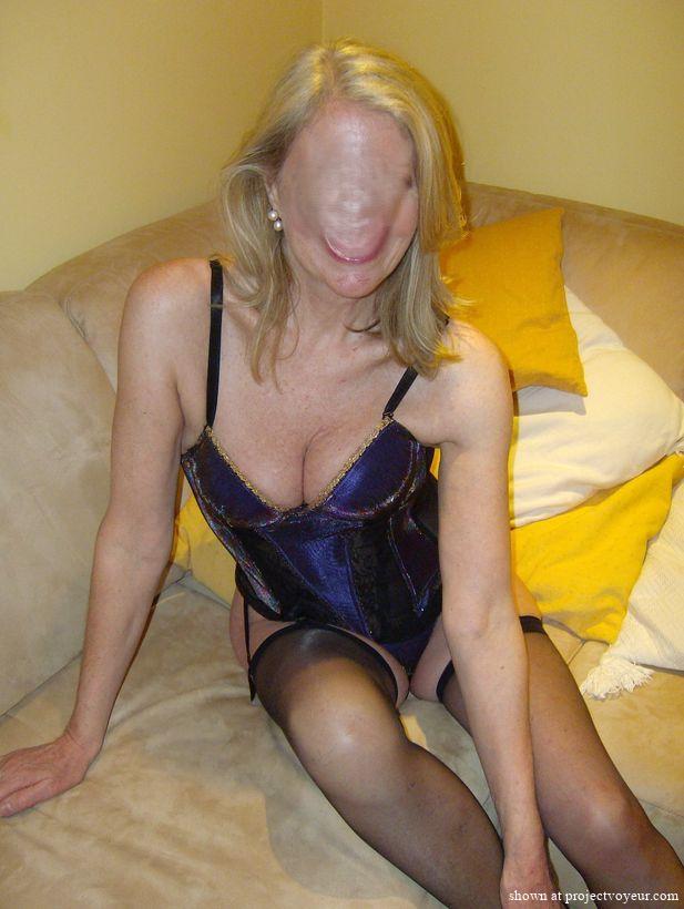 My blue bustier and g-string - image1