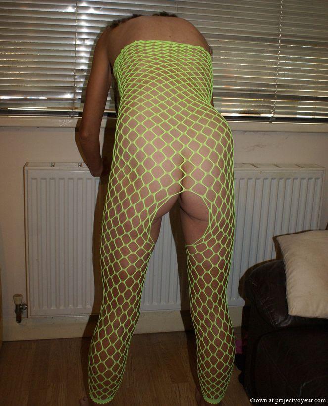 Michelle - Yellow Mesh Playsuit - image5