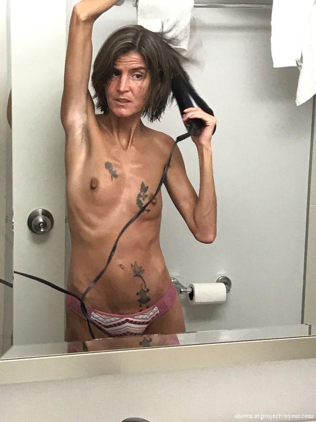 Skinny Becky in her underwear  - image8
