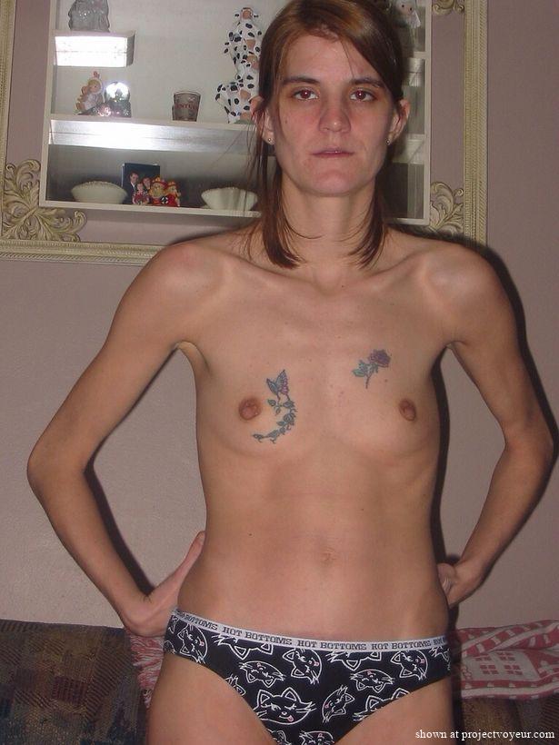 Skinny Becky panty shots - image8