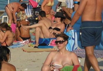 Serbian girls on beach