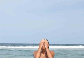 Claudia on the beach #1