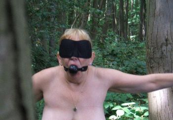 Filthy Mature stripped Bound & Gagged 2