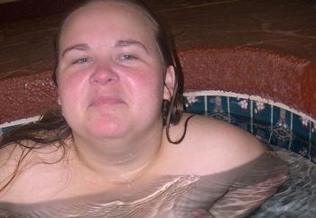Naked in hotel pool