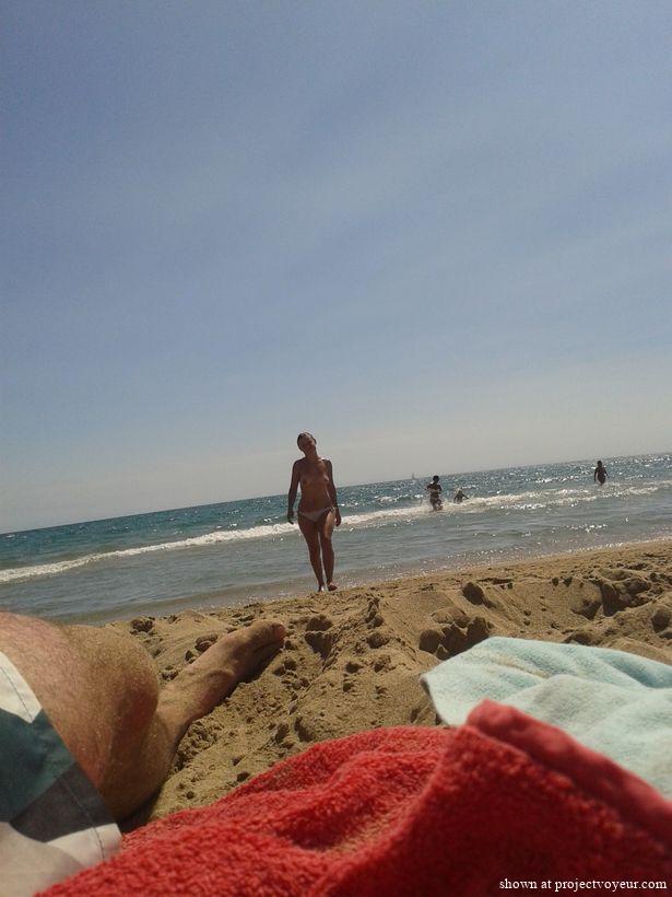Raquel Topless beach  - image1