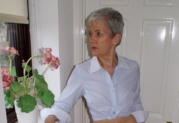 GILF Third Posting - teasing & showing in the hall