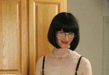 Mature Lady Black Garter Belt 
