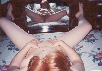 Masturbating In The Mirror