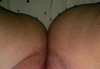 My pussy wet with my own cum