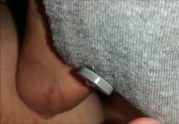 Slipping inside sleeping wife