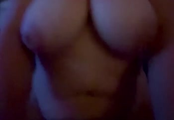Busty MILF big tits riding big cock pov