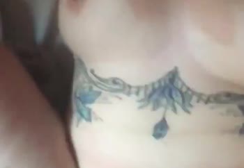 Chubby tattooed amateur milf