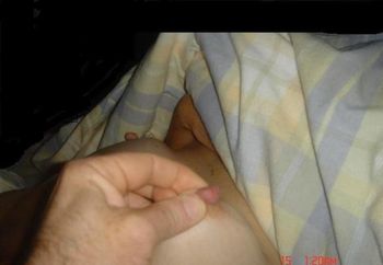 MY WIFE RENES NIPPLES - nipples - Public Nudity photo