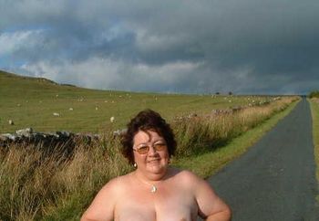 Maggie Topless In The Countryside