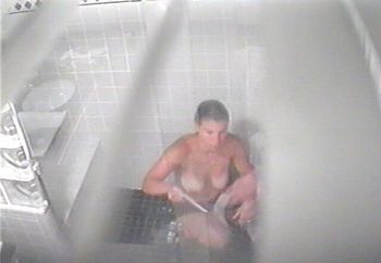 Casey Caught By The Shower Cam Again!