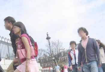 Touristes A Paris