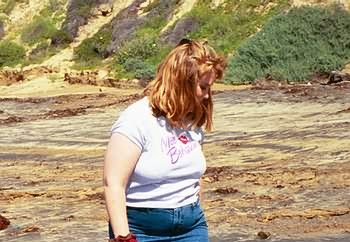 first time: t at blacks beach