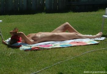 Sunbathing Milf