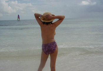 My Big Titty Wife On The Beach