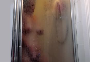 Cumming in the Shower