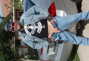 chilling at the house