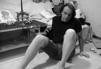 My legs and my small cock