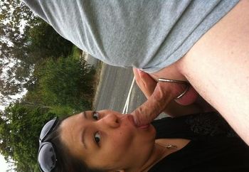 fun in the park with hubby's cock