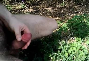 Cumming in nature