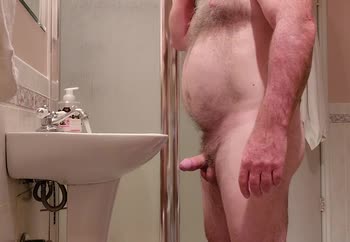 Shaving and playing 