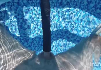 The pool that swallows
