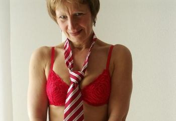 Sexy Martha: Red Tie