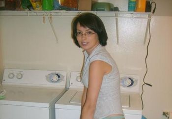 Lusty Liz Doing The Laundry